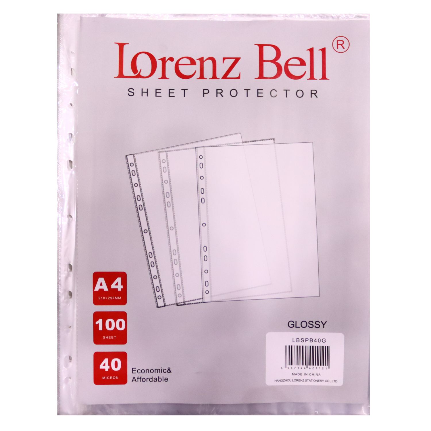 Fayl 40 mic Lorenz Bell şəffaf