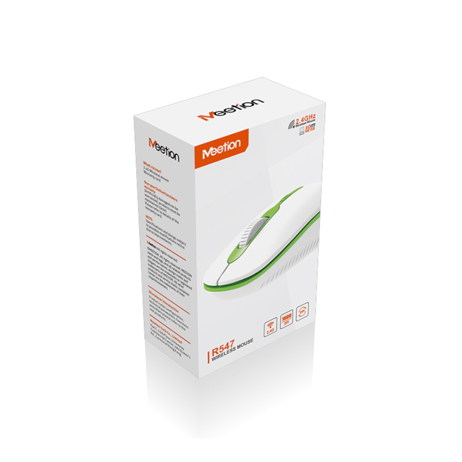 Mouse / R547 / Green / Meetion