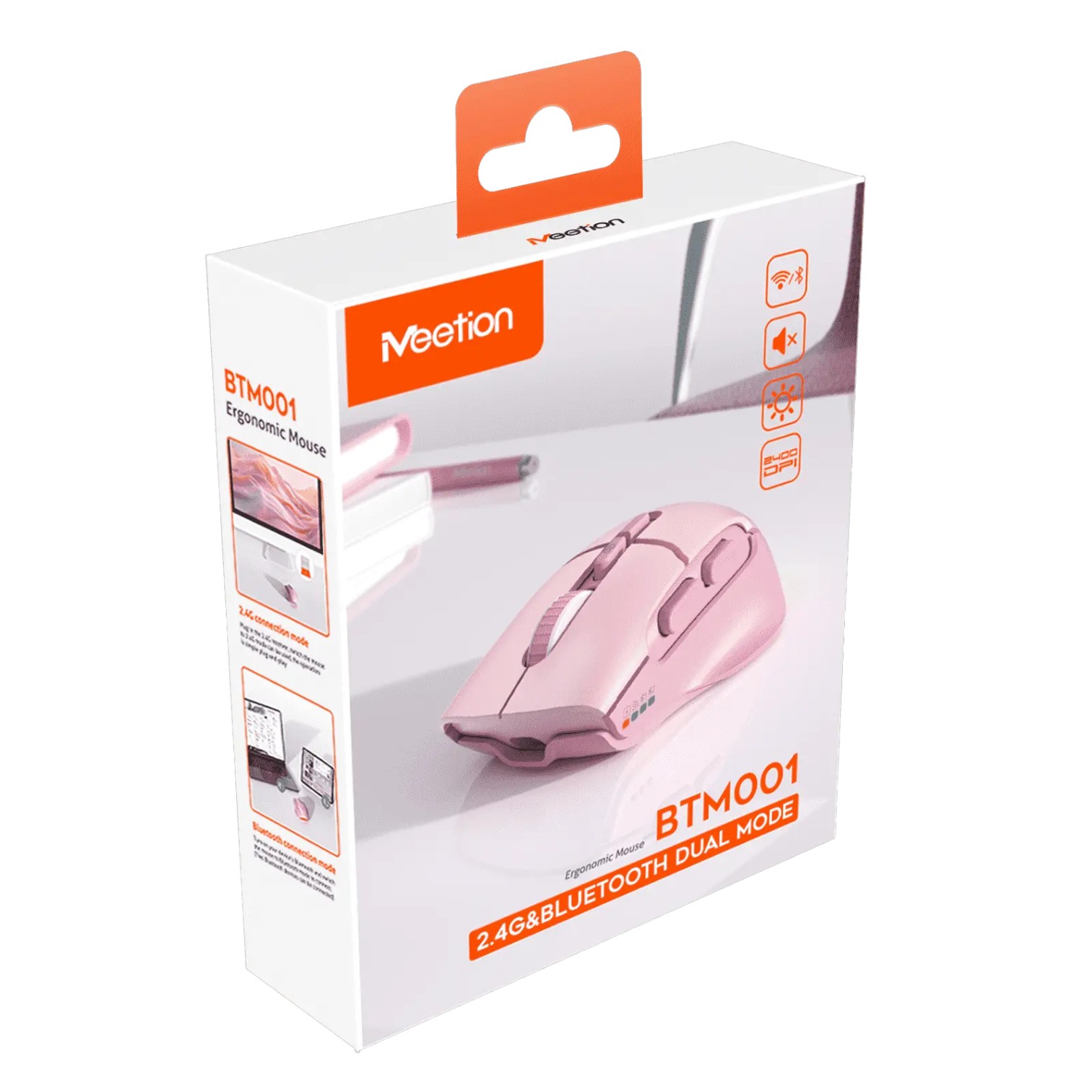 Mouse / BTM-001 / Pearl Pink / Meetion