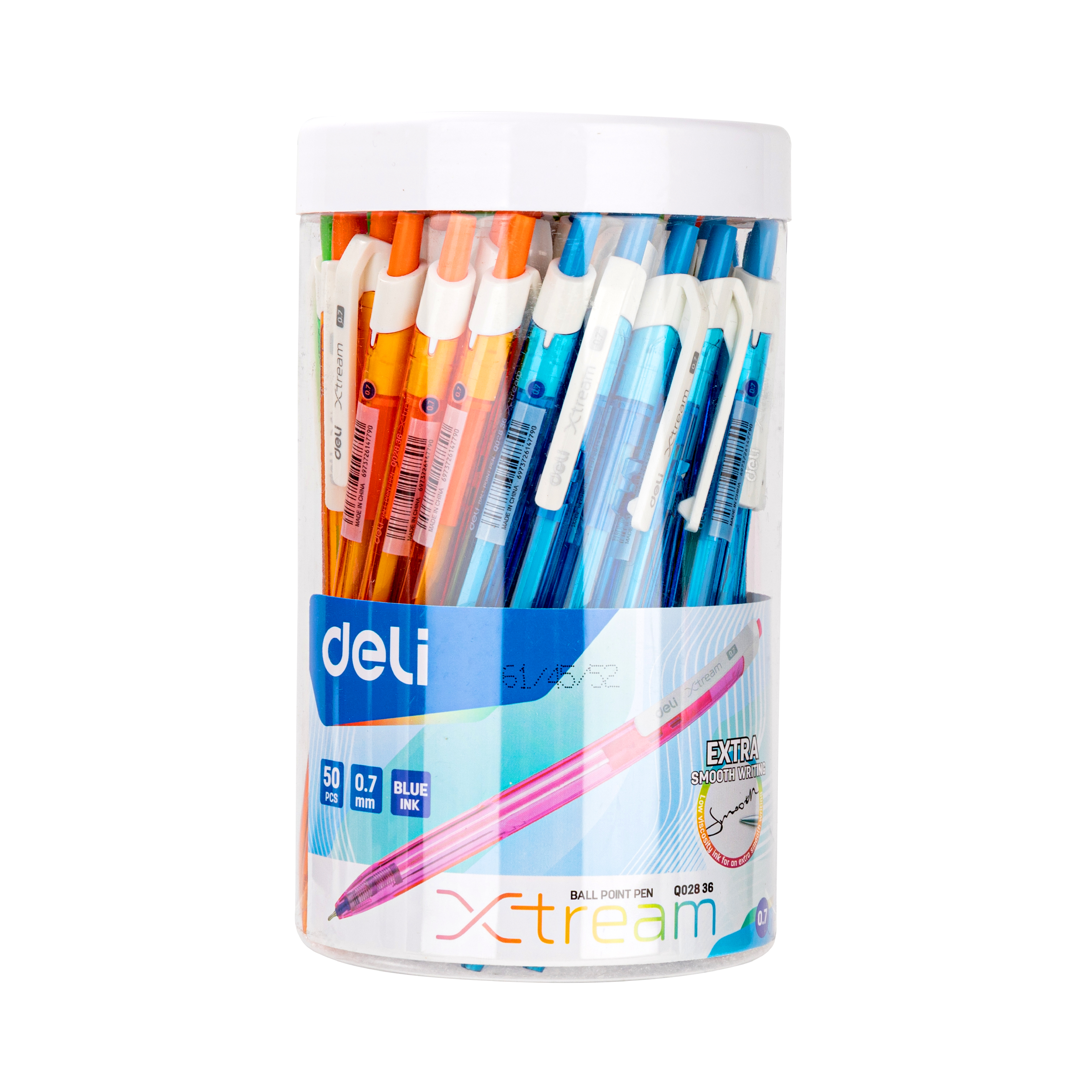 Qələm deli Q02836 Mavi 0.7mm	