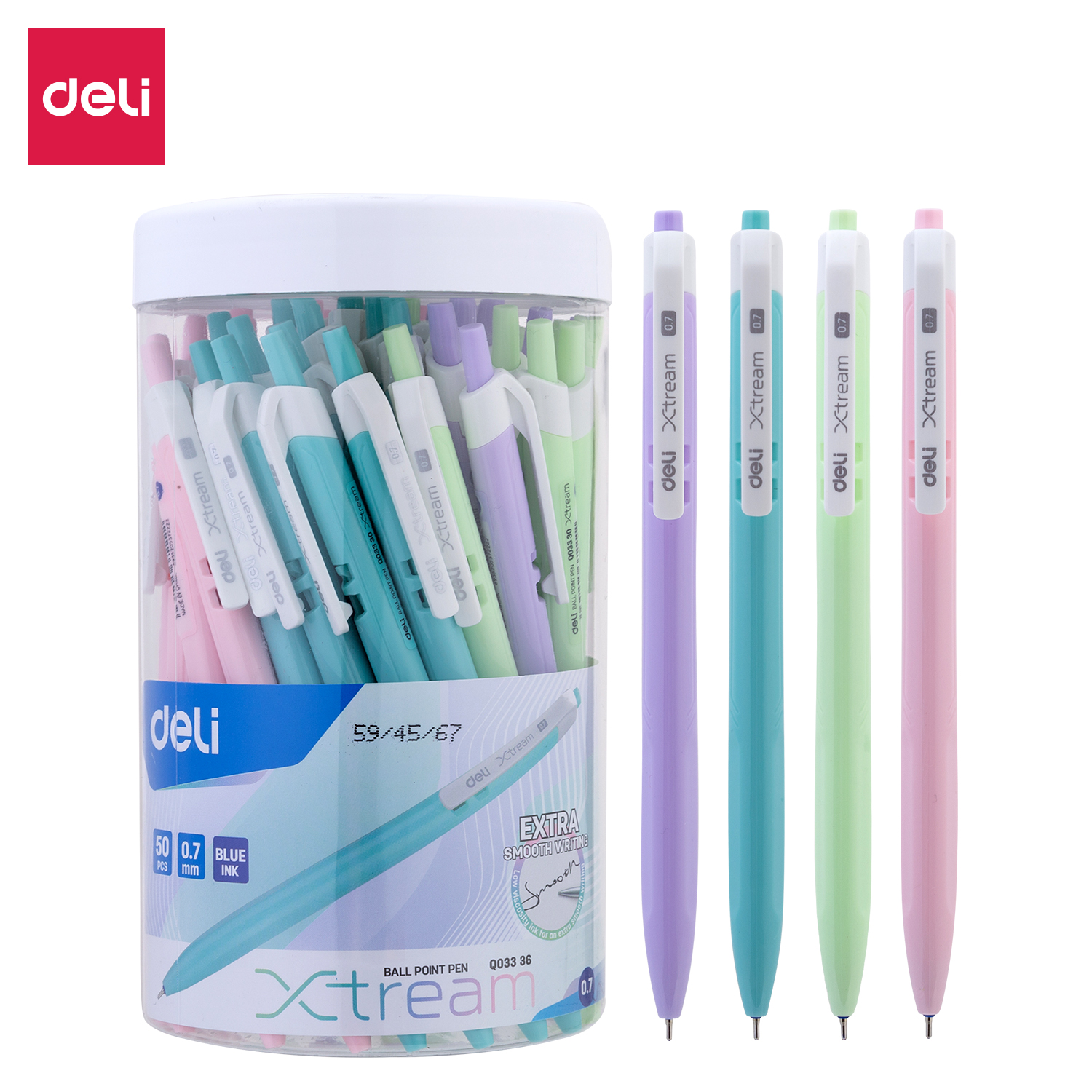 Qələm deli Q03336 Mavi 0.7mm