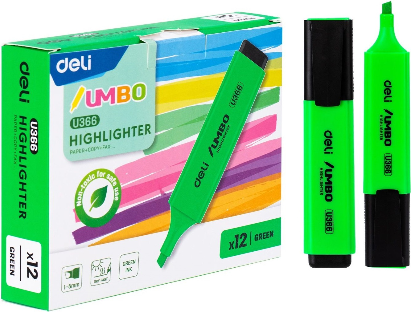 Textmarker / U-366 /  Green / DELI