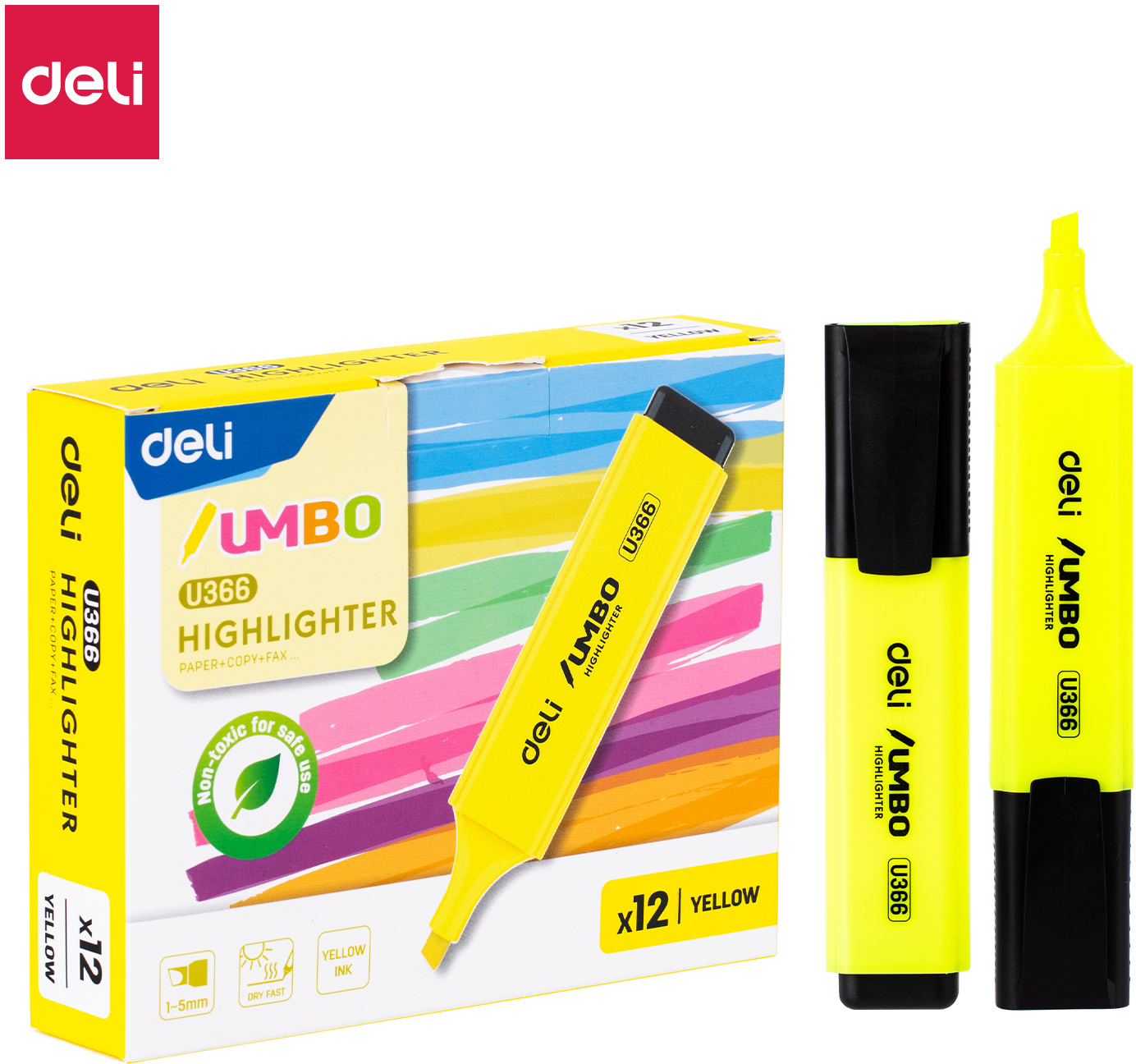 Textmarker / U-366 /  Yellow / DELI