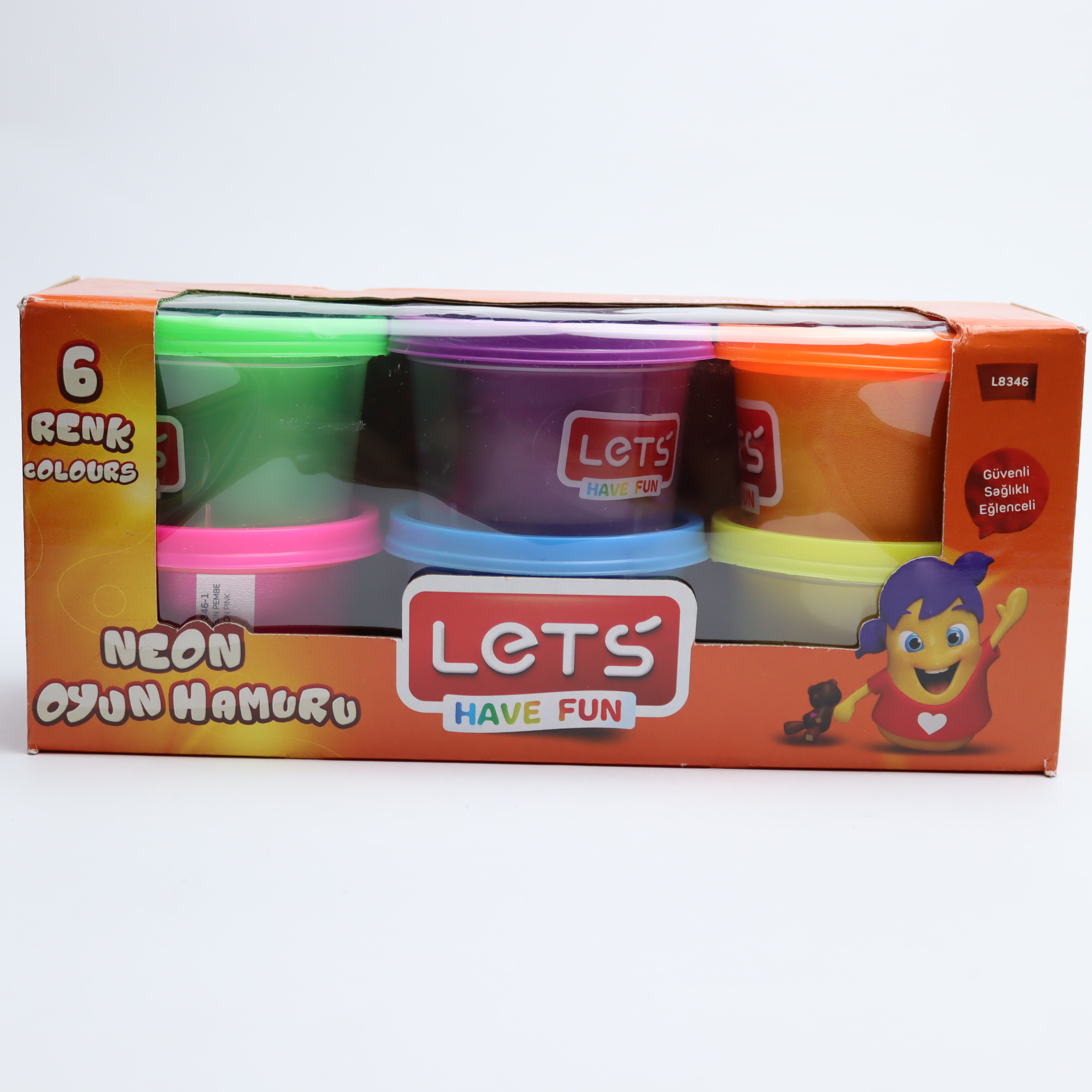 Plastilin 6 rəng / 600 gr / L8346 / LETS