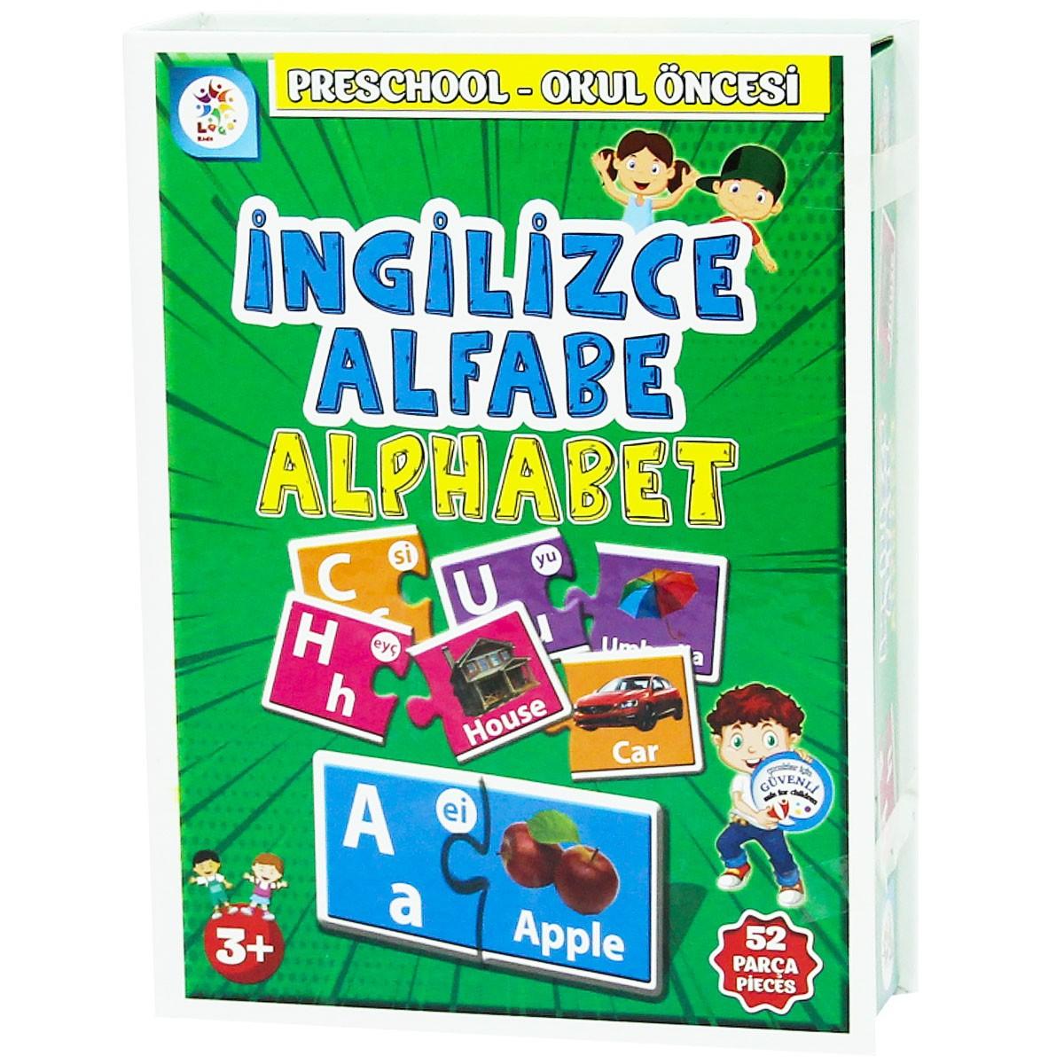 Pazl 52 parça / English Alphabet / LCEGT001 / Laço kids