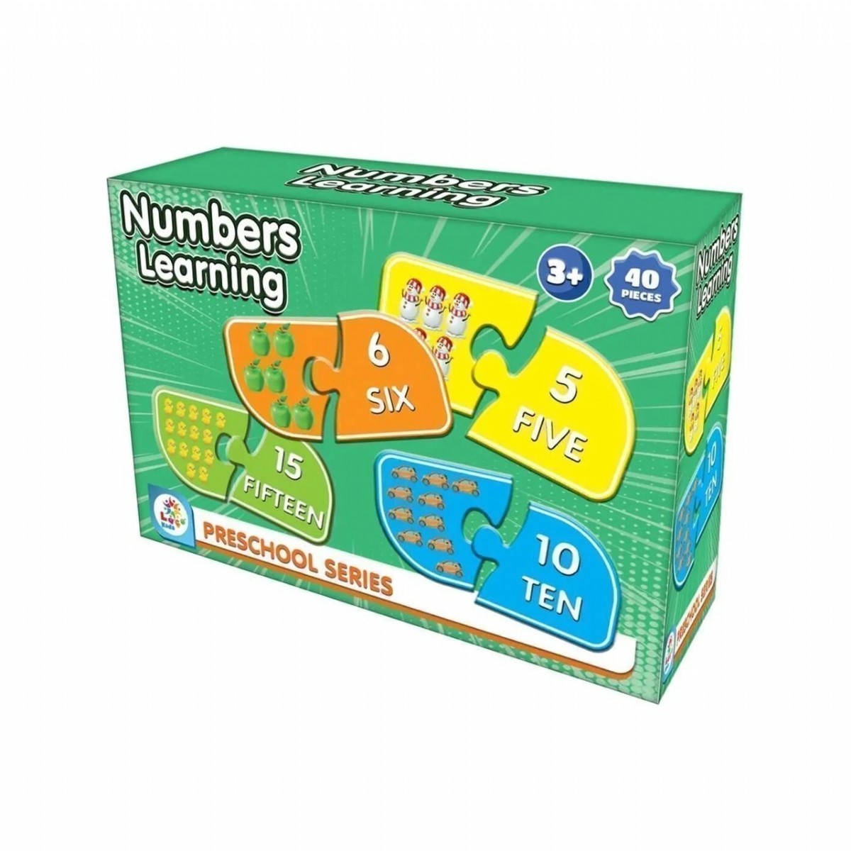 Pazl 2 parça / Numbers learning / LC7489 / Laço kids