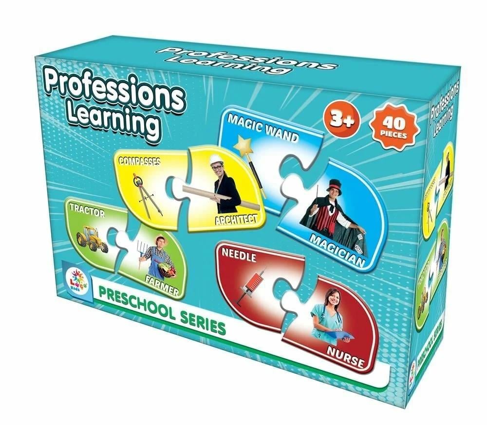 Pazl 2 parça / Professions learning / LC7492 / Laço kids