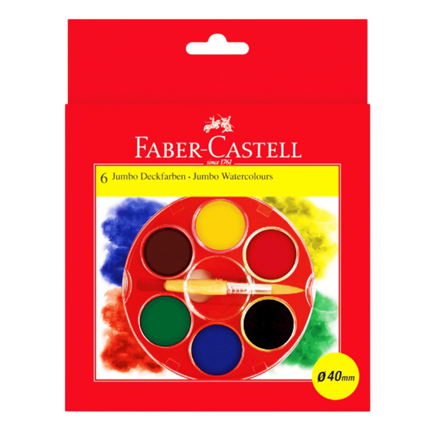 Sulu boya 6 rəng Jumbo Faber Castell 125007