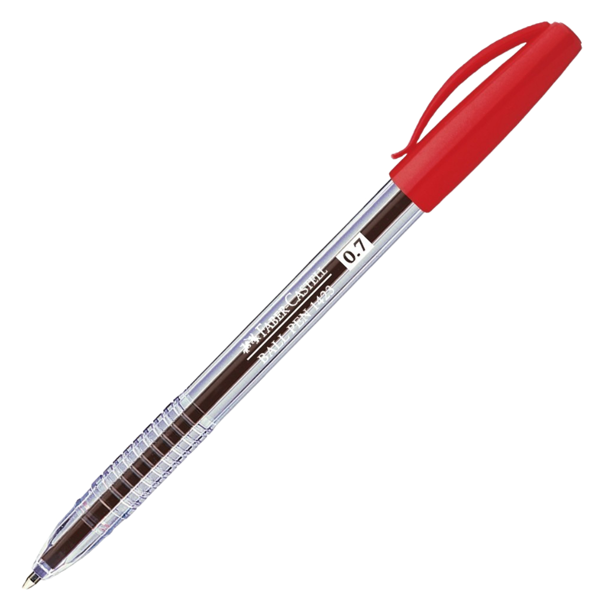 QƏLƏM \ BALL PEN 142321 \ 0.7 mm \ Qırmızı \ Faber Castell