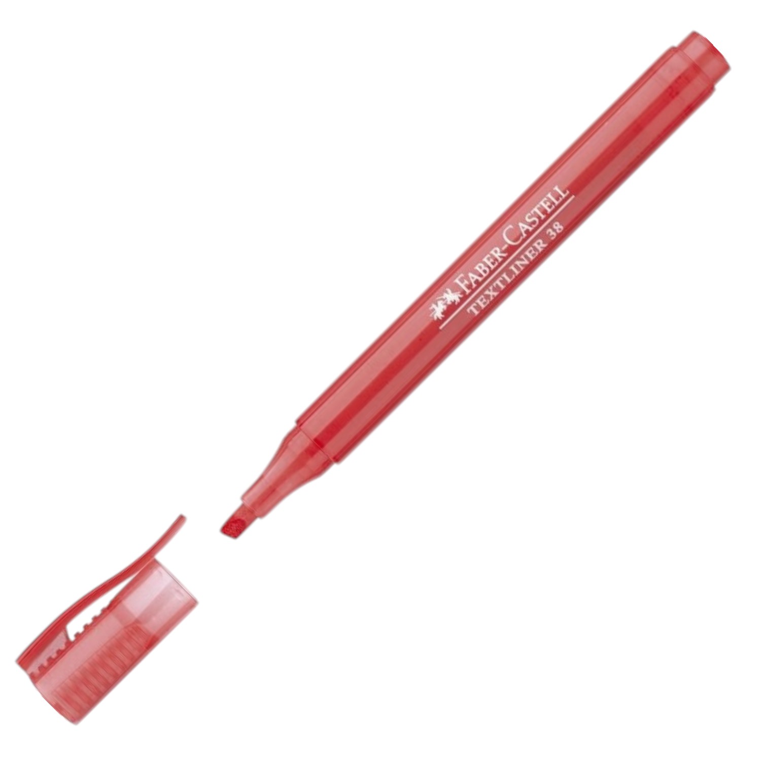 Textmarker / Fluorescent Red / 157721 / Faber-Castell