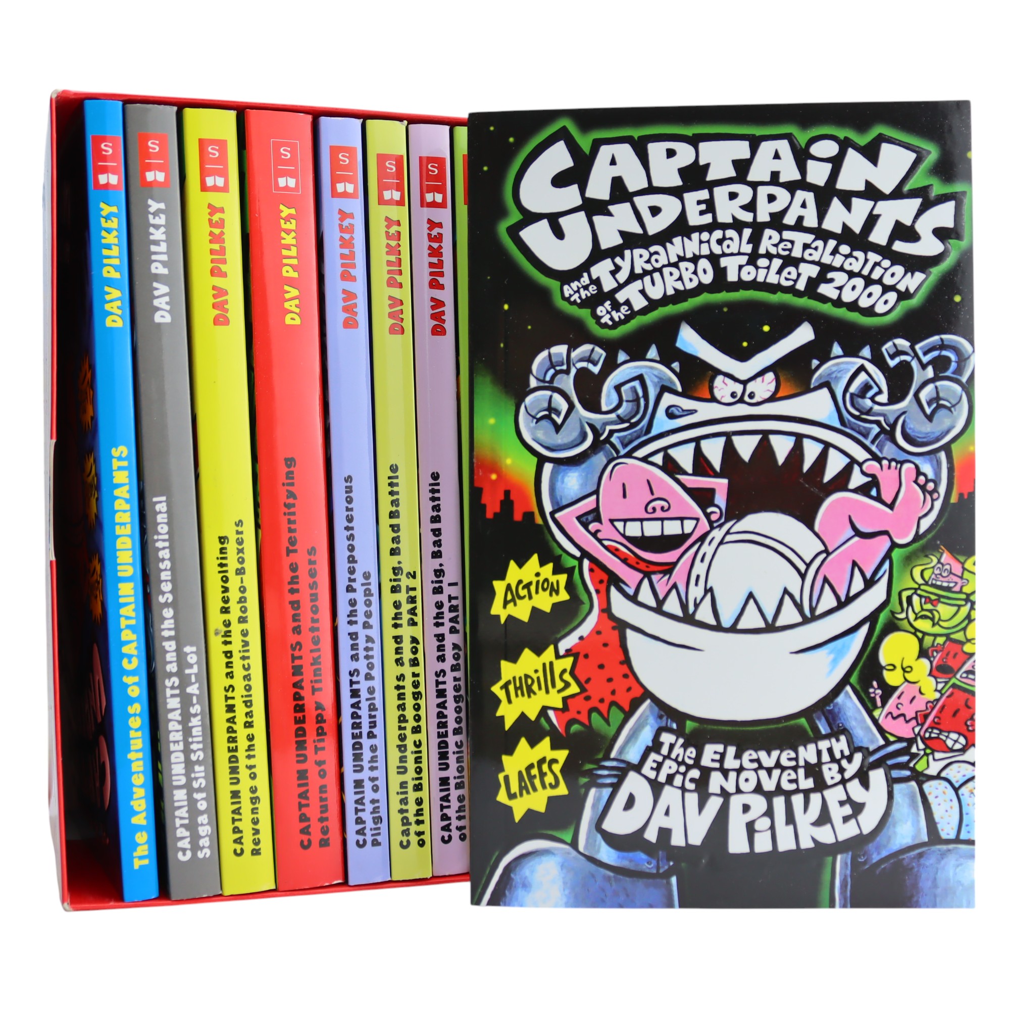 K. Eng. The Adventures of Captain Underpants / The 11. Epic Novel by Dav Pilkey