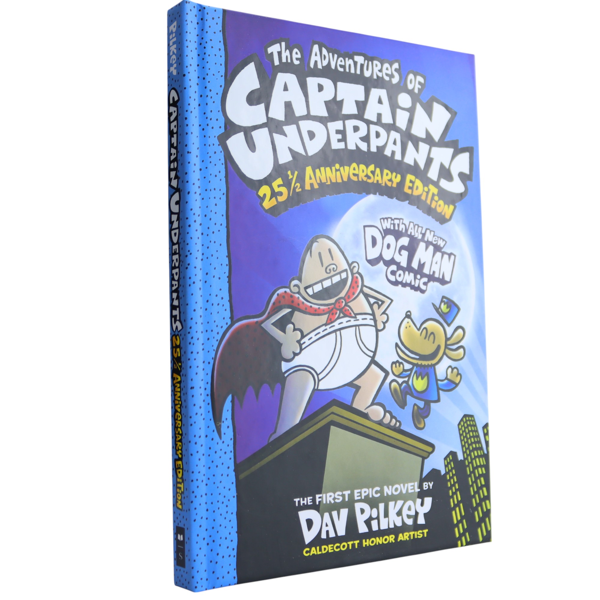 K. Eng. The Adventures of Captain Underpants / The 1. Epic Novel by Dav Pilkey (Hard Cover)
