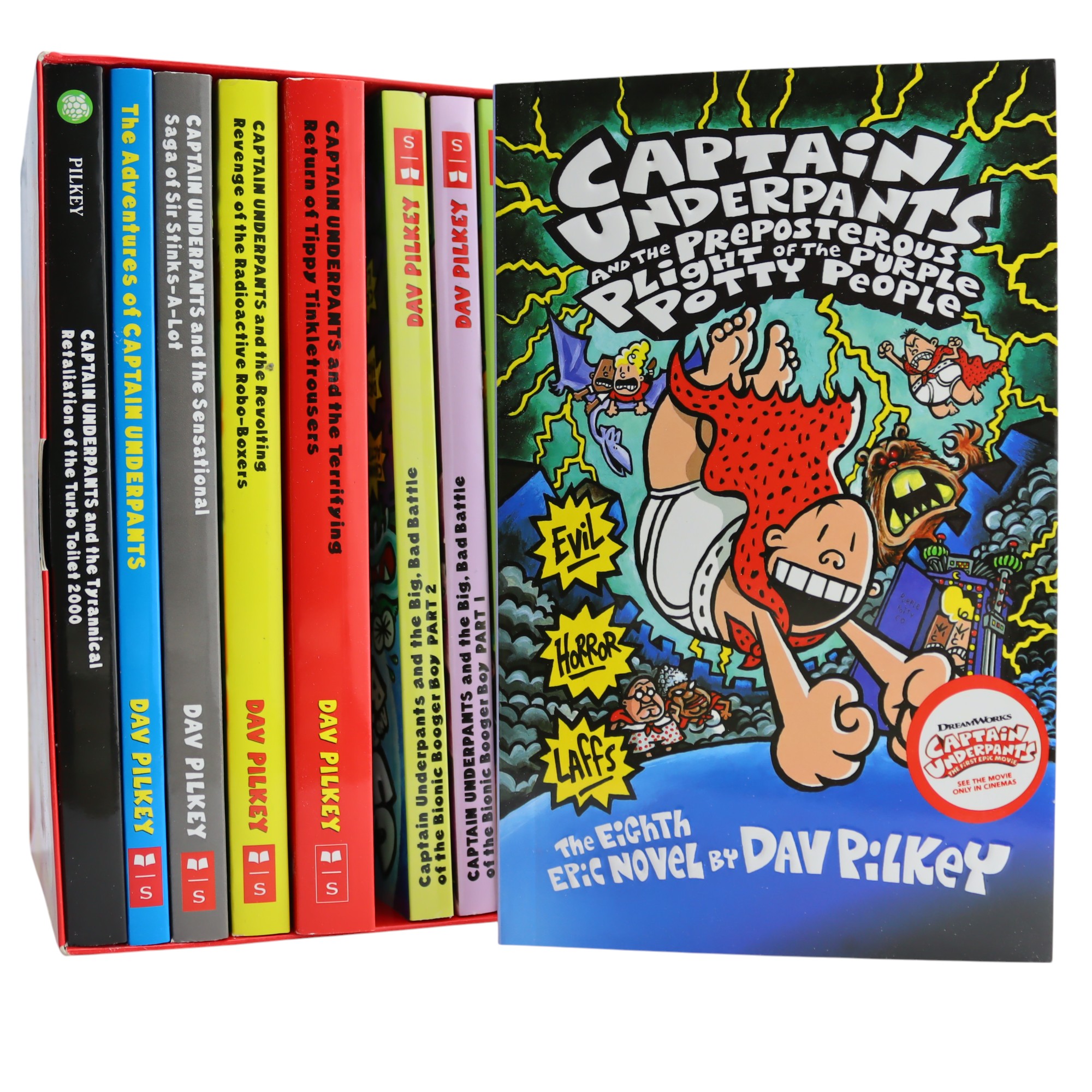 K. Eng. The Adventures of Captain Underpants / The 8. Epic Novel by Dav Pilkey