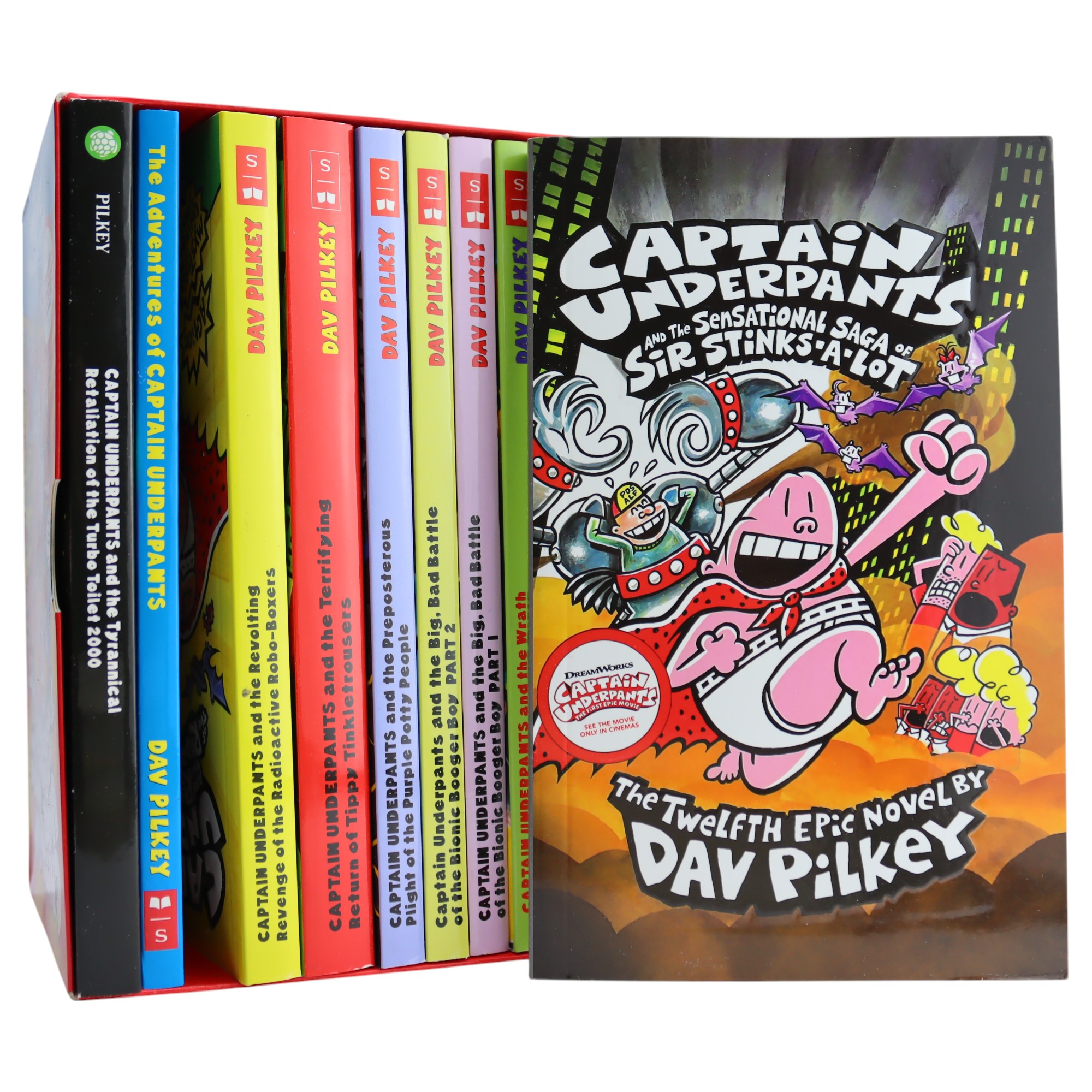 K. Eng. The Adventures of Captain Underpants / The 12. Epic Novel by Dav Pilkey