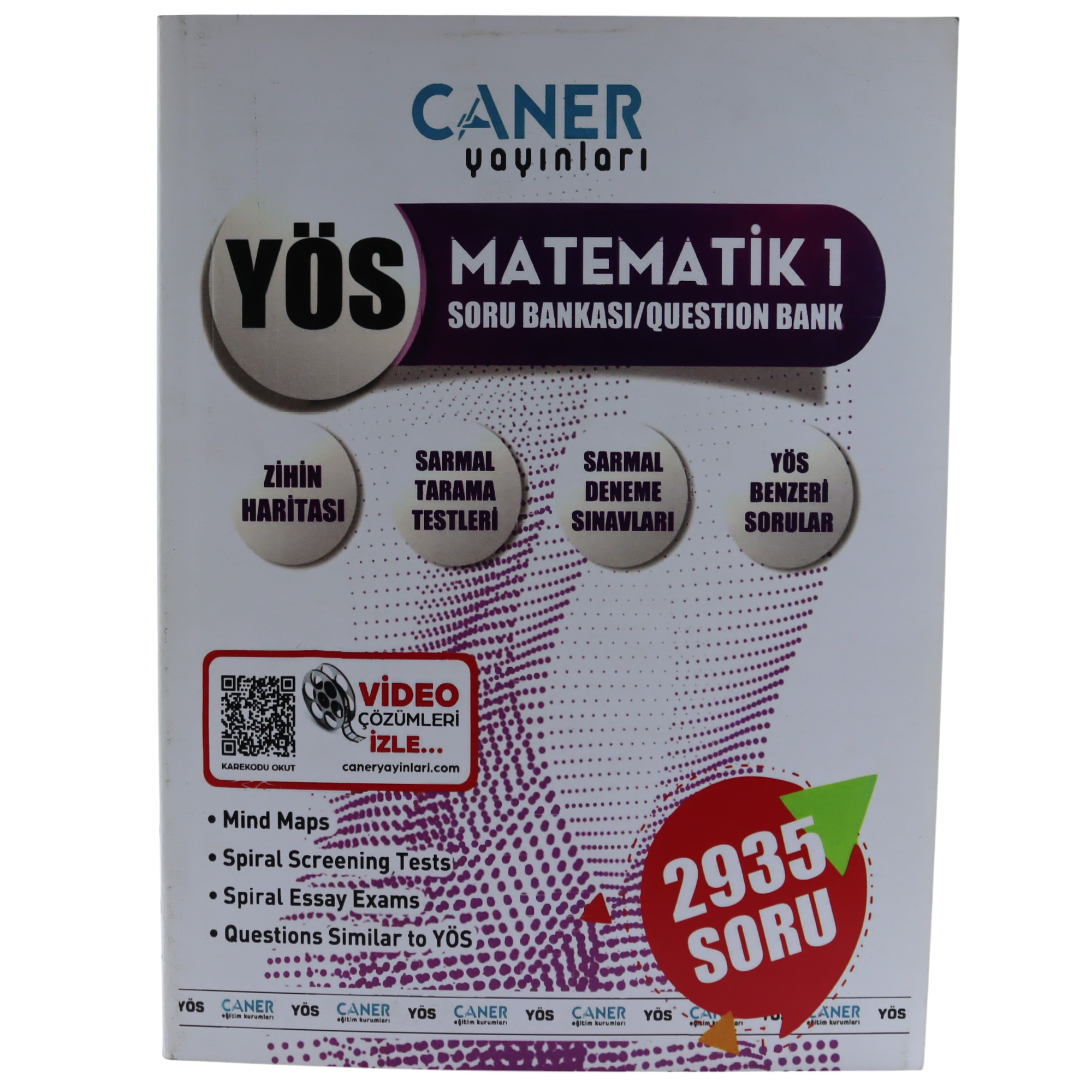 YÖS Matematik 1 - Soru Bankası / Caner Yayınları